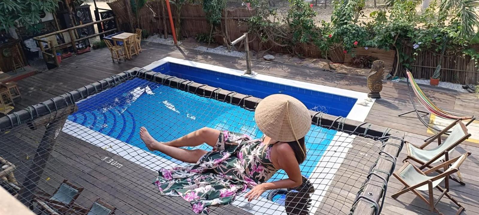 La Natura Hostel & Pool Паломино Екстериор снимка