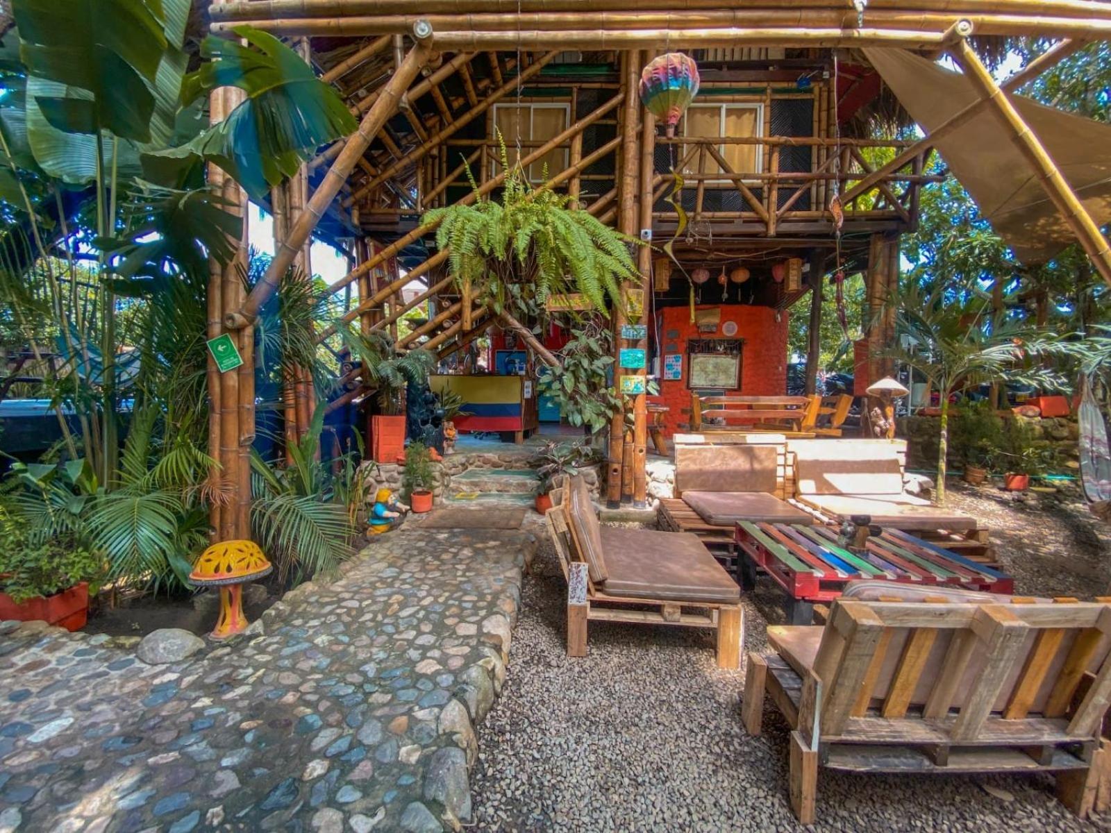 La Natura Hostel & Pool Паломино Екстериор снимка
